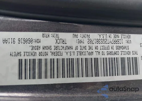 2016 Ram 1500 Rebel from USA, damaged, VIN 1C6RR7YT2GS381702